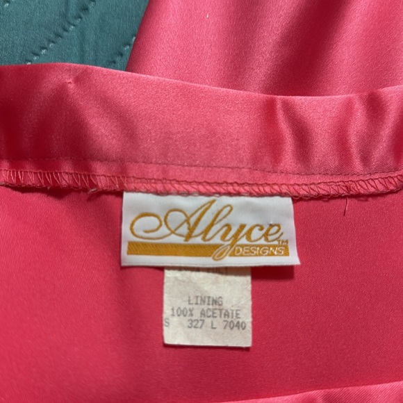 Alyce Designs Vintage 90s Satin A-Line Maxi Skirt Size: 10 Length: 44” - Picture 6 of 7